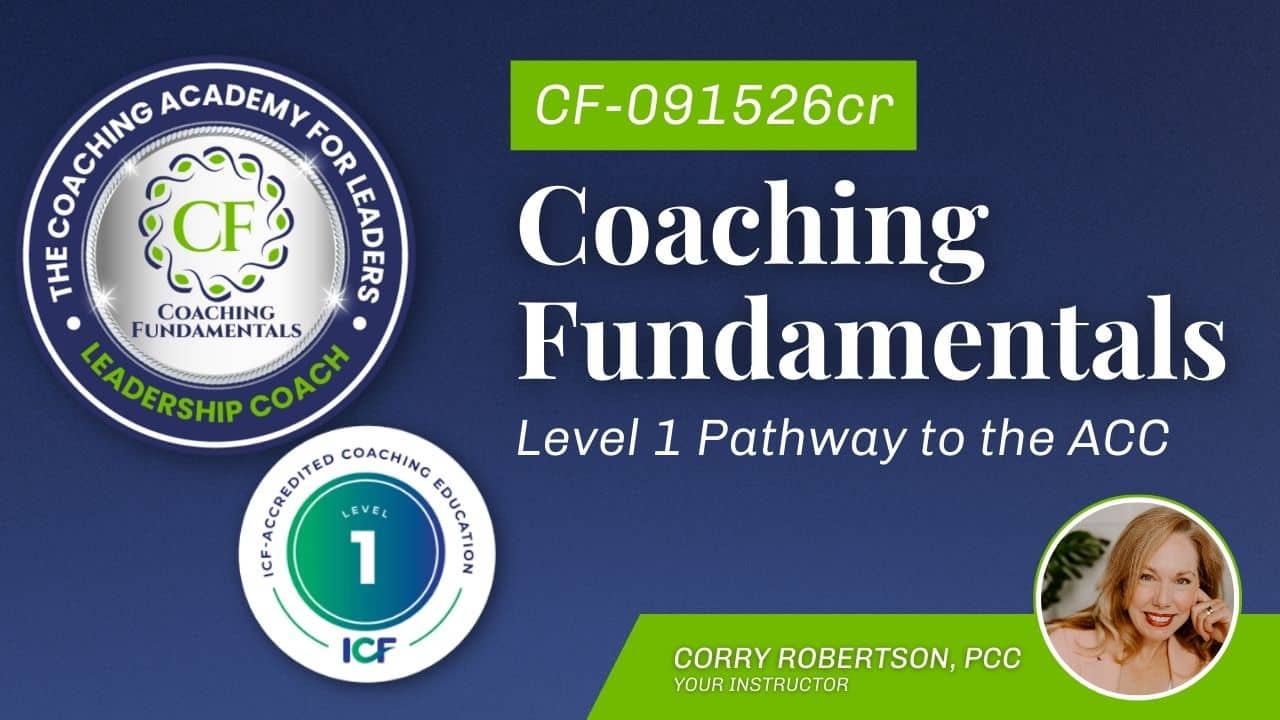 Coaching Fundamentals Cohort: CF-091526cr GHL